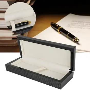 

Wooden Portable Pen Storage Box Creative Simple Fashion Pencil Case Organizer Gift Box