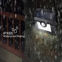 Открытый 30 светодиодный настенный светильник на солнечной батарее с датчиком движения PIR для сада, двора, прогулок, сада, водонепроницаемый светильник, садовый светильник на солнечной батарее