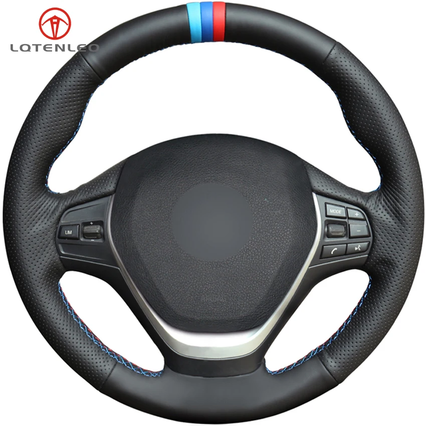 Задняя панель LQTENLEO из черной кожи для BMW F20 F21 F22 F23 118i 120i 125i 120d 218i 228i 420i 430i 435i 428i