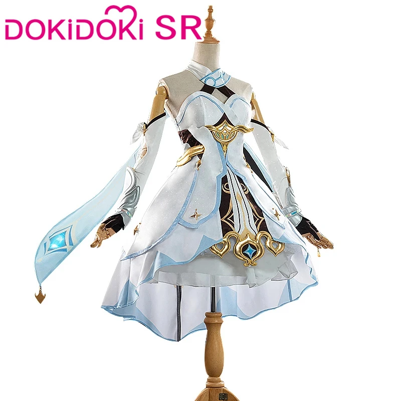 PRE SALE DokiDoki SR Game Cosplay Genshin Impact Хэллоуин косплей Traveler Lumine костюм|Игровые костюмы| |