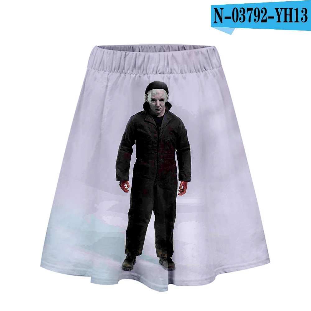Хэллоуин 3D печатных юбки для женщин юбка мода уличная короткие юбки горячая распродажа Повседневная одежда для лета - Цвет: 99