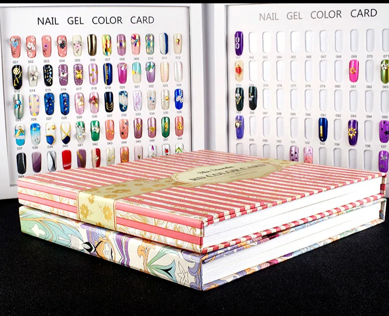 Профессиональная Модель Гель-лак для ногтей цветная витрина книга специальная карта схема окраски маникюрные инструменты для дизайна ногтей