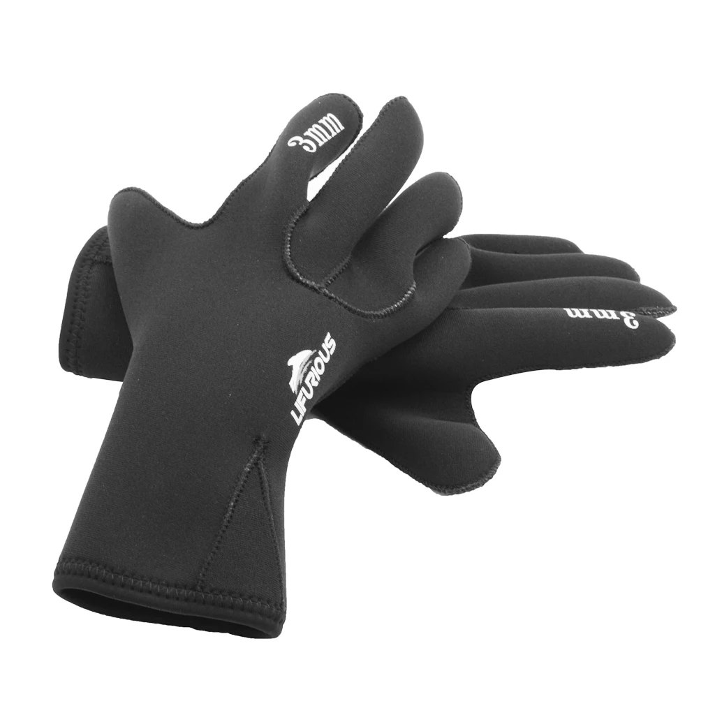 3mm Neoprene Wetsuit Gloves Full-Fingered Gloves Kayaking Gloves for Snorkel Swimming Surfing Scuba Diving S-XL Choice