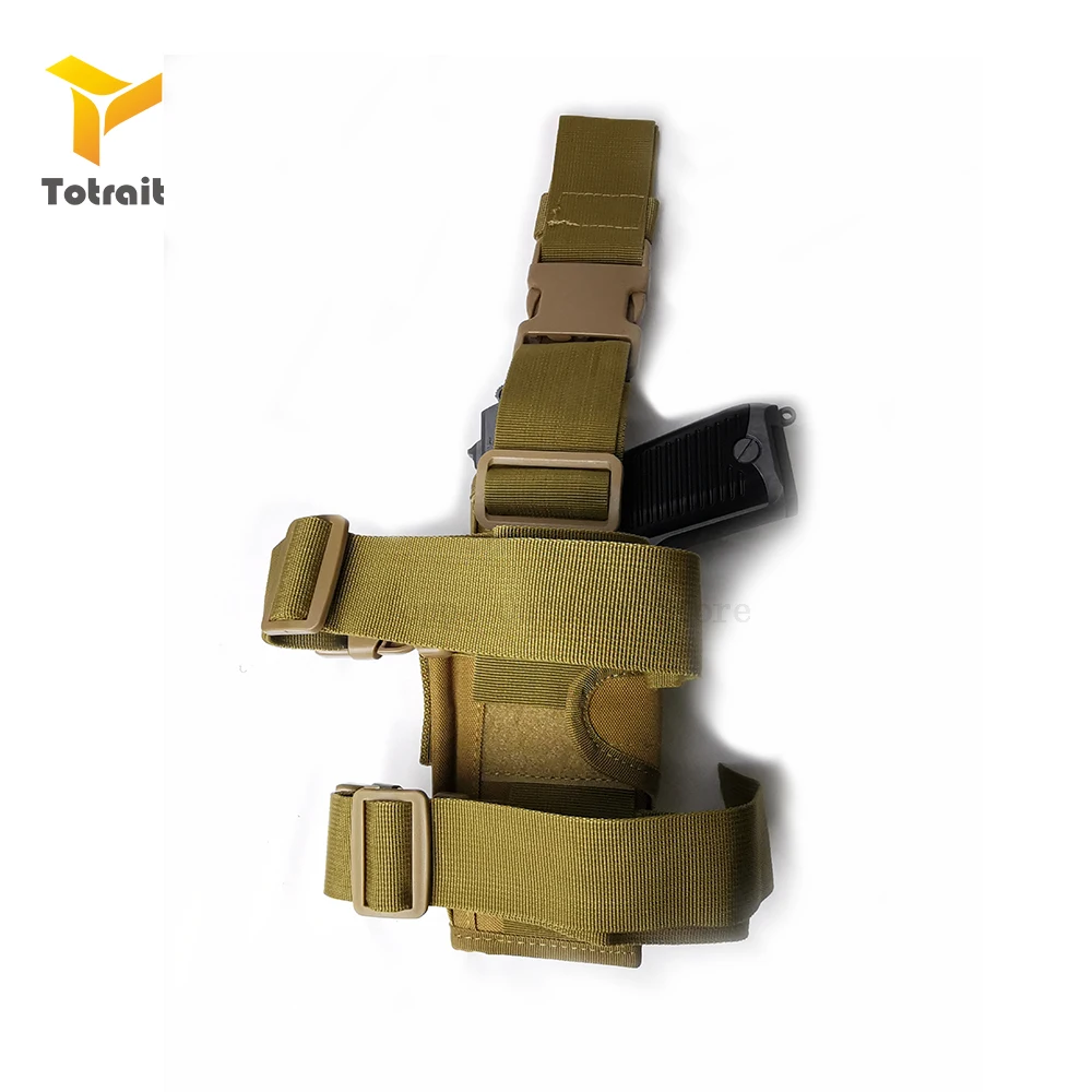 TOtrait нейлоновая кобура для охоты Airsoft кобура для пистолета, кобура на бедро, чехол, регулируемый магический ремень, кобура для универсального пистолета