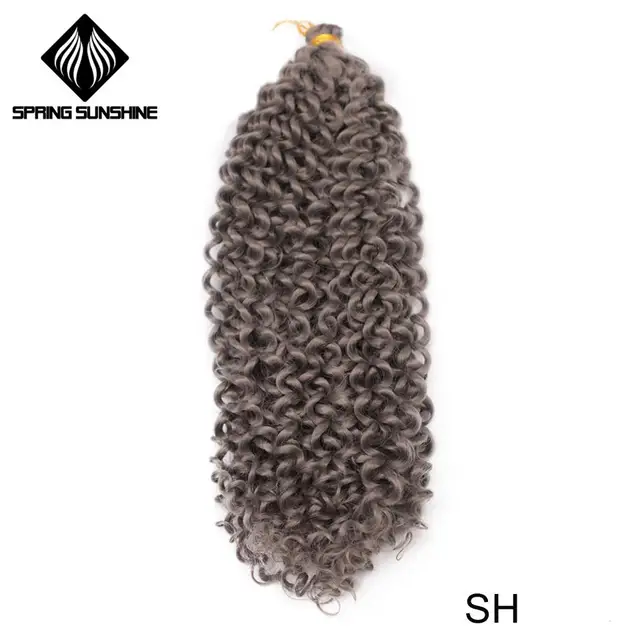Springsunshine 14inch Water Wave Braiding Hair Extensions Freetress Afro kinky Twist Synthetic Crochet Braids