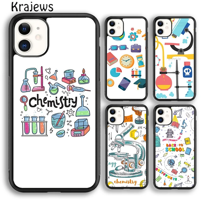 Scienza Studio Icona Custodia Per Telefono Cover Per Iphone 15 Se2020 14 6 7 8 Plus Xs Xr 11 12 Mini 13 Pro Max Coque Shell Fundas