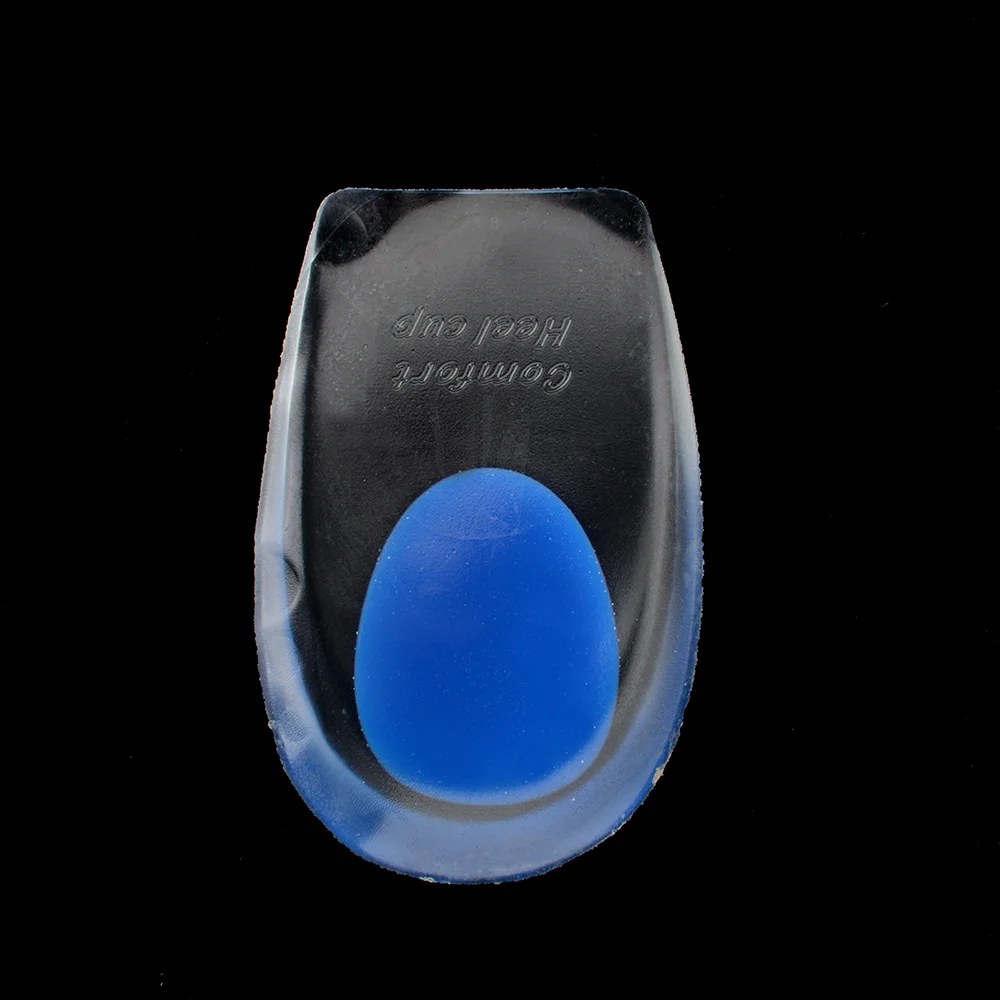 1pair Men Women Silicone Gel Heel Cushion Insoles Soft Spur Support Shoe Pad Relief Foot Pain Protectors High Heel Inserts