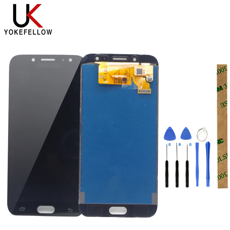 

Adjustable Brightenss LCD Display For SAMSUNG Galaxy J7 Pro J730 LCD For SAMSUNG J7 2017 Display Touch Screen Digitizer