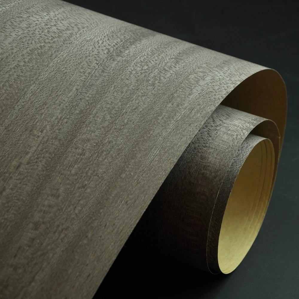 

GREENLAND Craft Paper Backer Dyed Grey Lacewood Yiyong Veneer 2500MM*600MM For Kitchen Workshop