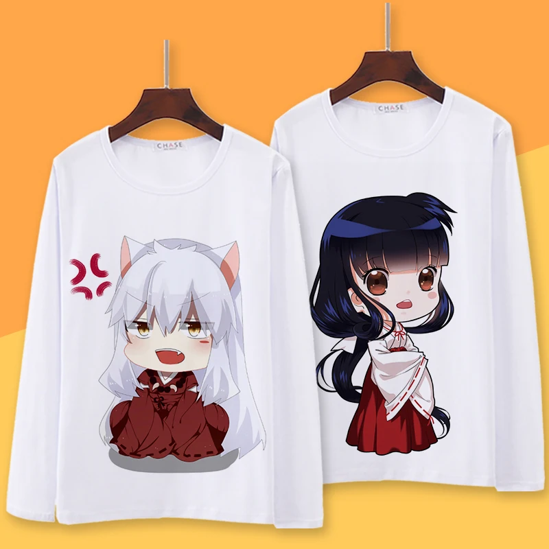 Inuyasha/футболка для костюмированной вечеринки футболка с длинными рукавами на