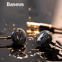 Baseus H06 наушники-вкладыши для телефона, Hi-Fi стерео наушники с басами, 3,5 мм разъем, проводные аудио наушники, гарнитура для iPhone, мобильного телефона