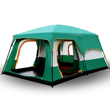 

Outdoor Big Space Camping Outing Two Bedroom Tent Ultra-large Family Camping Tent Living Cell Tent