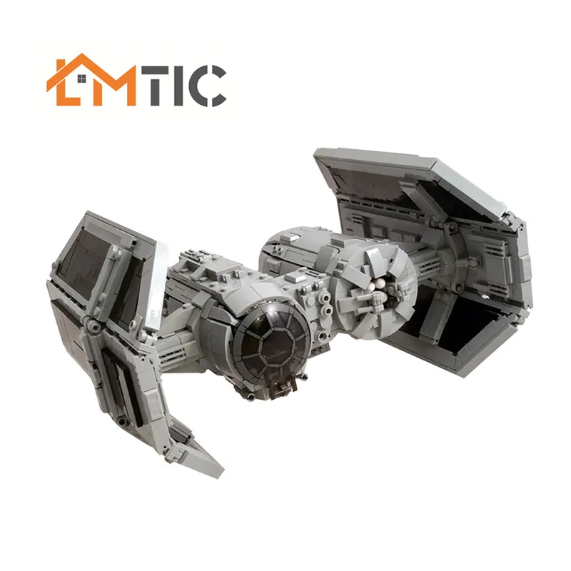 

Diy MOC Building Blocks Star Wars Series Tie Fighter Figures Bomber Educational Model Toys for Children Kids Christmas Gift