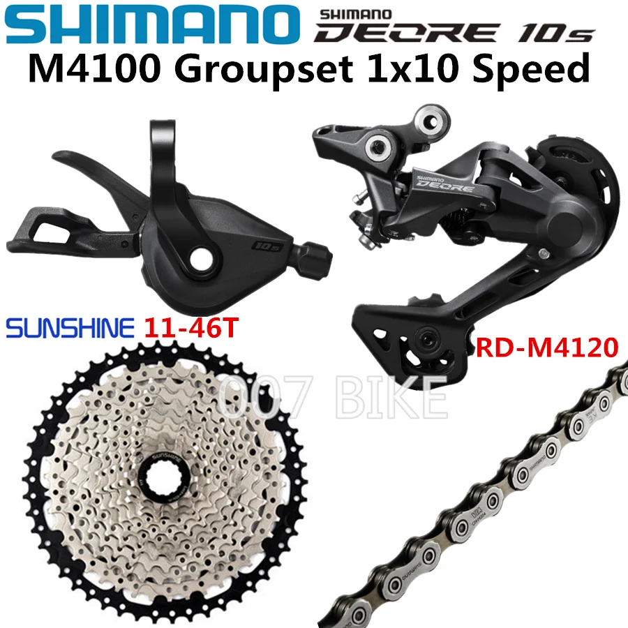 Переключатель передач SHIMANO DEORE M4100 механизм переключения задний переключатель 1x10