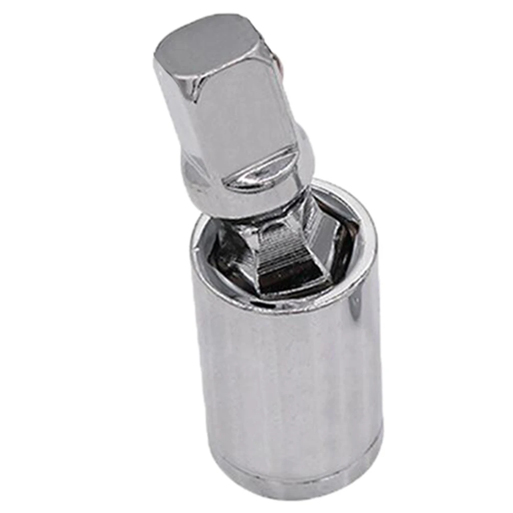3 Pcs 1/4-Inch, 3/8-Inch, 1/2-Inch Drive, Universal Impact Joint, Steel, 360 Degree Swivel Design, Flexible, Easy to Use