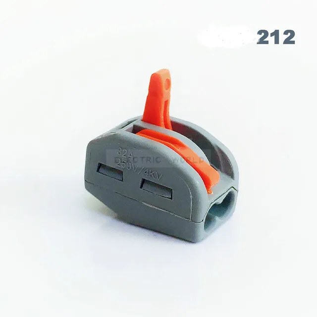 Wire Connector SPL 212 plug in waterproof connector Compact electrical fast connection Universal Terminal Block power connector 212