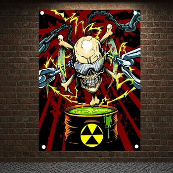 

Famous Singer Posters Rock Music Stickers Macabre Art Band Flag & Banner HD Canvas Printing Art Tapestry Mural Wall Decoration