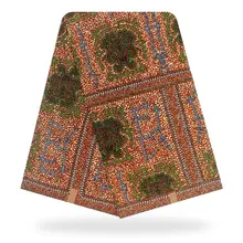 Африканская вощеная ткань принтом холлан хлопок материал высокое качество Анкара ткань шитье настоящий голландский воск 6 ярдов для платья
