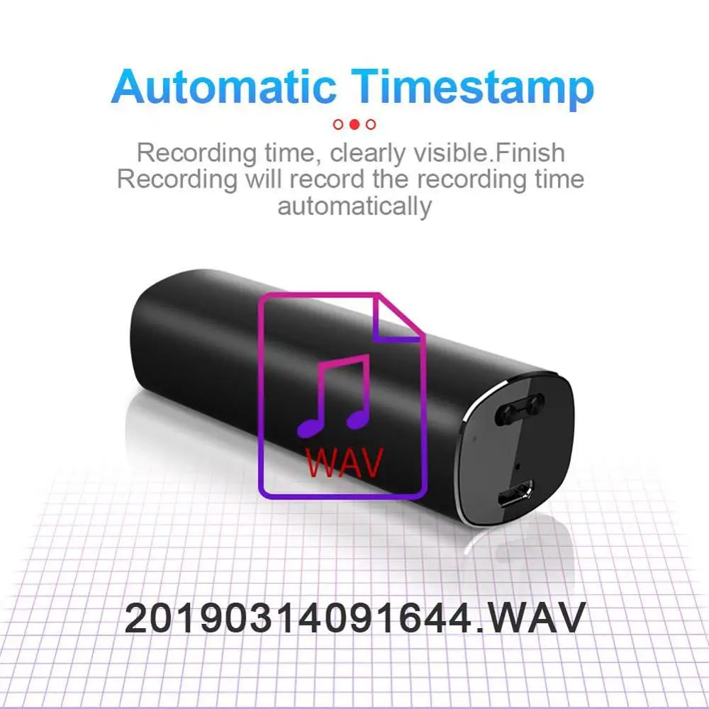 Миниатюрный MP3 диктофон QZT профессиональный цифровой аудио рекордер на большие