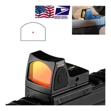 Visor de punto rojo MOA 3,25, colimador Glock 19, reflejo de caza, LED ajustable, montaje de riel Picatinny bajo, RM06-C-700673