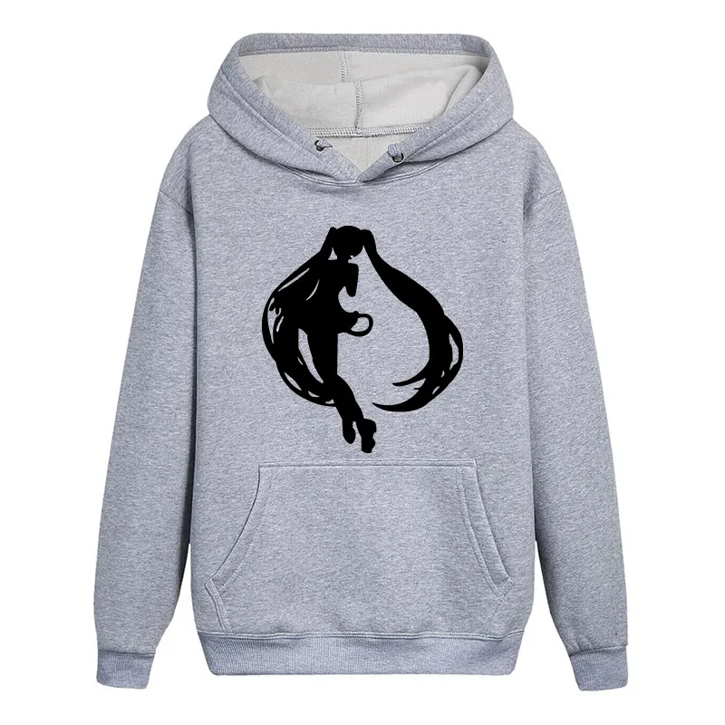 High Q Hatsune Miku Long Sleeves Noctilucent Hoodies Casual Sweats Different Design Coat Pullover Hooded Tops