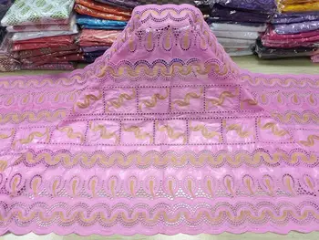 

African bazin riche fabric brown african lace fabric wedding 5yards nigerian swiss lace fabric for dress bazin brode