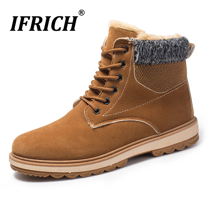 

New Popular Anti-slippery Mens Casual Fall Boots Lace Up Men Boots Non Slip Ankle Formal Boots Brown Man Vintage Casual Shoes