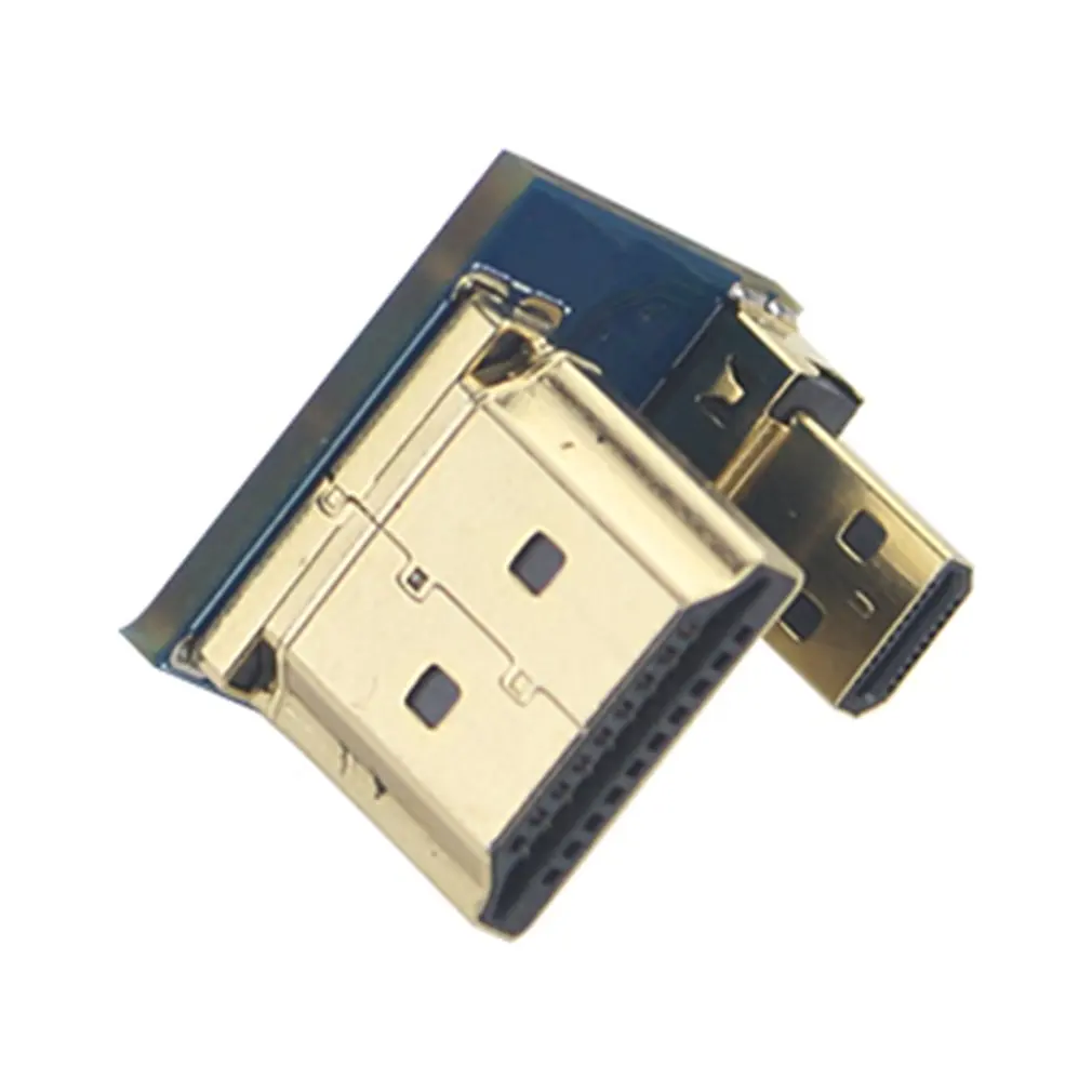 Для Raspberry Pi 4 Модель B микро HDMI к HDMI адаптер запасные части конвертер портативный