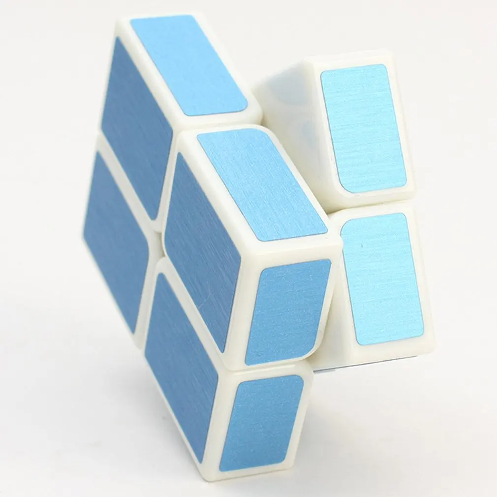 2x2 куб зеркало 2x2x2 волшебный куб 2 слоя скоростной куб с магнитной планкой Прямая поставка профессиональная головоломка игрушка для детей подарок