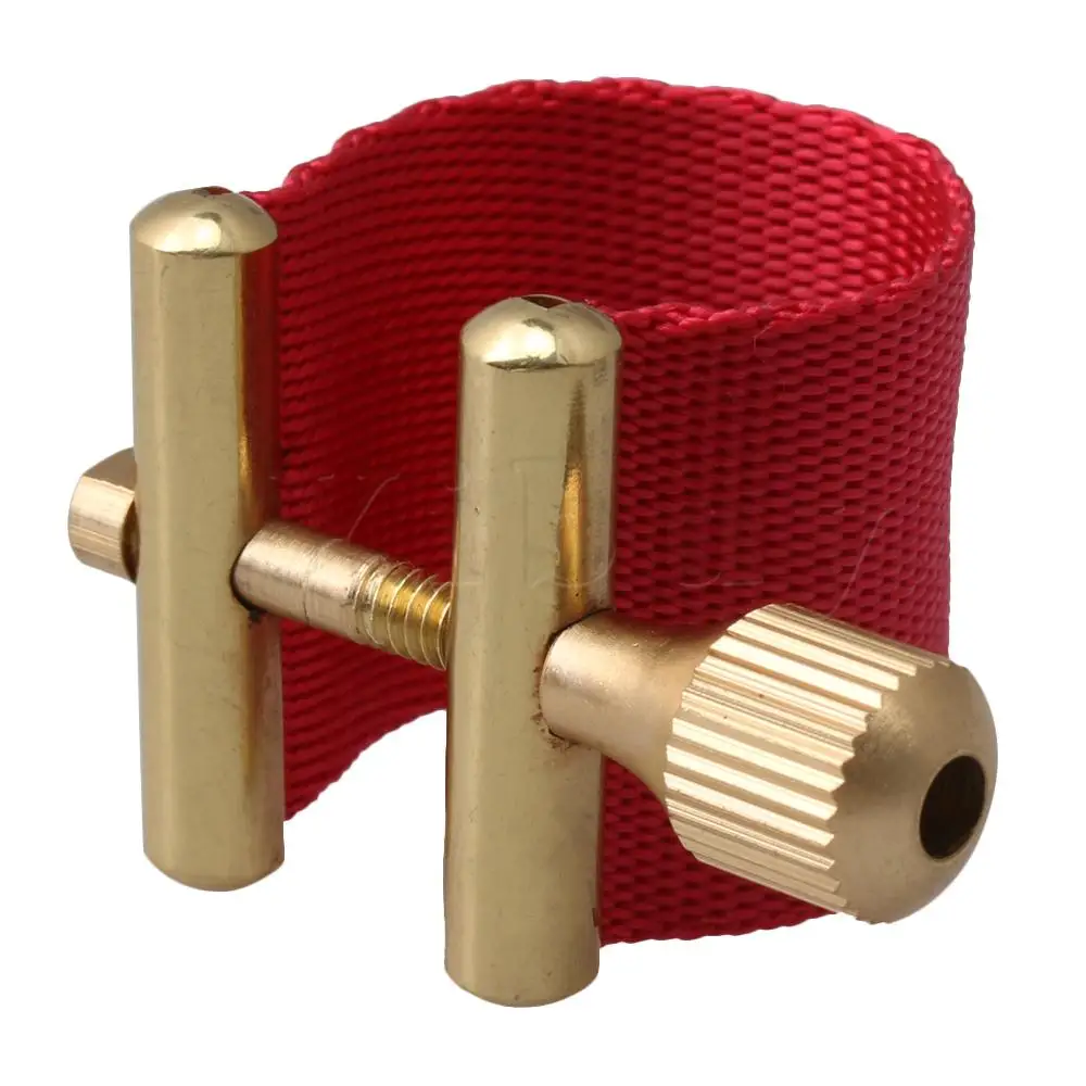 Red and Golden Yibuy альт саксофон мундштук ligature крепеж аксессуар металлическая головка - Цвет: Red and Golden