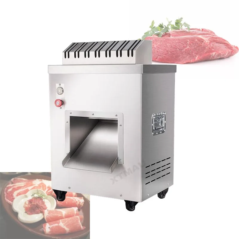 FEST Factory Full-automatic Meat Slicer Flaker Machine Commercial Kitchen  Machine Frozen Meat Slicing Machine Mutton Beef Cutting Slice - FEST