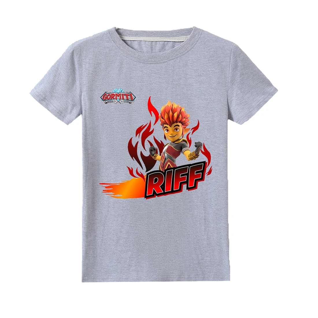 T1196 New Cartoon Gormiti sweatshirt figuras toys giocattoli hoodie T shirts Kids Boys Girls Short Sleeve Clothing Children Tops - Цвет: T1196