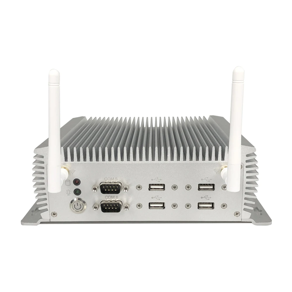 Topton промышленный мини-ПК без вентилятора i7 4500U i5 Windows 10 Pro Linux 2* Intel Lans 6* RS232/485 HDMI VGA 8* USB WiFi Watch Dog 3g/4G