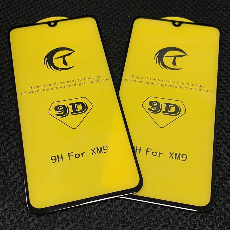 100 шт./лот 9D& 20D полное клеевое покрытие из закаленного стекла для Xiaomi 9 Lite 9SE CC9 CC9E A3 для Redmi Note 7 8 Pro пленка для экрана