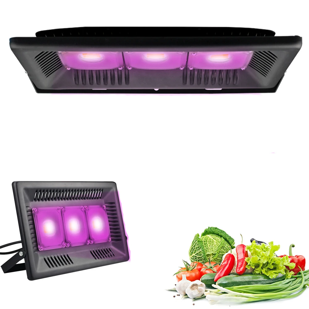 COB полный спектр светодиодный Grow светильник 300W рост потолочные светильник Водонепроницаемый Фито лампа для комнатных растений Growbox гидропоники