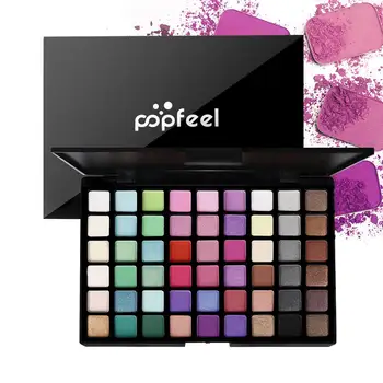 

54-Colored Eyeshadow Palette with Glitter Shimmer Easy to Wear Natural Waterproof Long-lasting
