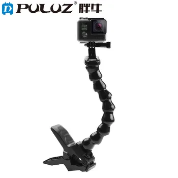 

PULUZ Action Sports Cameras Jaws Flex Clamp Mount for GoPro Hero 7/6/5, DJI Osmo Action, Xiaoyi and Other Action Cameras