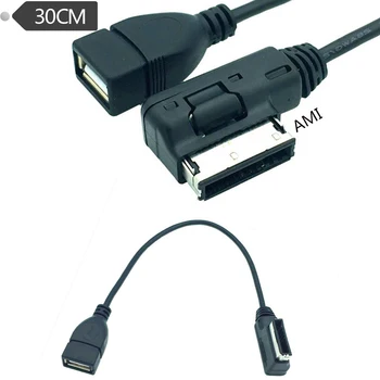 

Volkswagen Audi AMI adapter USB cable AMI-USB AMI-3.5 AMI-USB U disk music