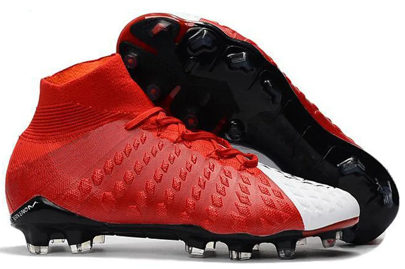 Мужские футбольные бутсы с высоким голенищем FG Hypervenom Phantom III DF футбольные бутсы neymar IC футбольные бутсы Бутсы мужские футбольные бутсы - Цвет: 9