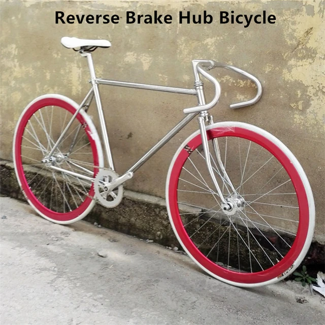 Fixie Bike Hub 32/36H Reversing Ride Backwards Brake Fixed Gear