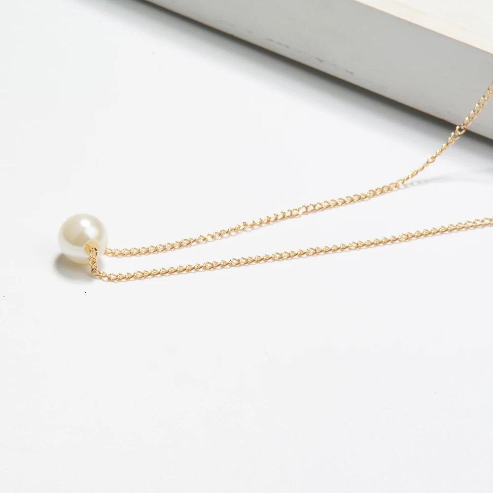 Meyfflin корейское колье из искусственного жемчуга ожерелье s& Кулоны Трендовое массивное ожерелье для женщин модное ювелирное изделие Perlas