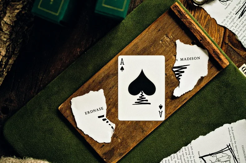 Hui qi Poker erdnase X Madison e x m Белый импорт коллекция игральных карт