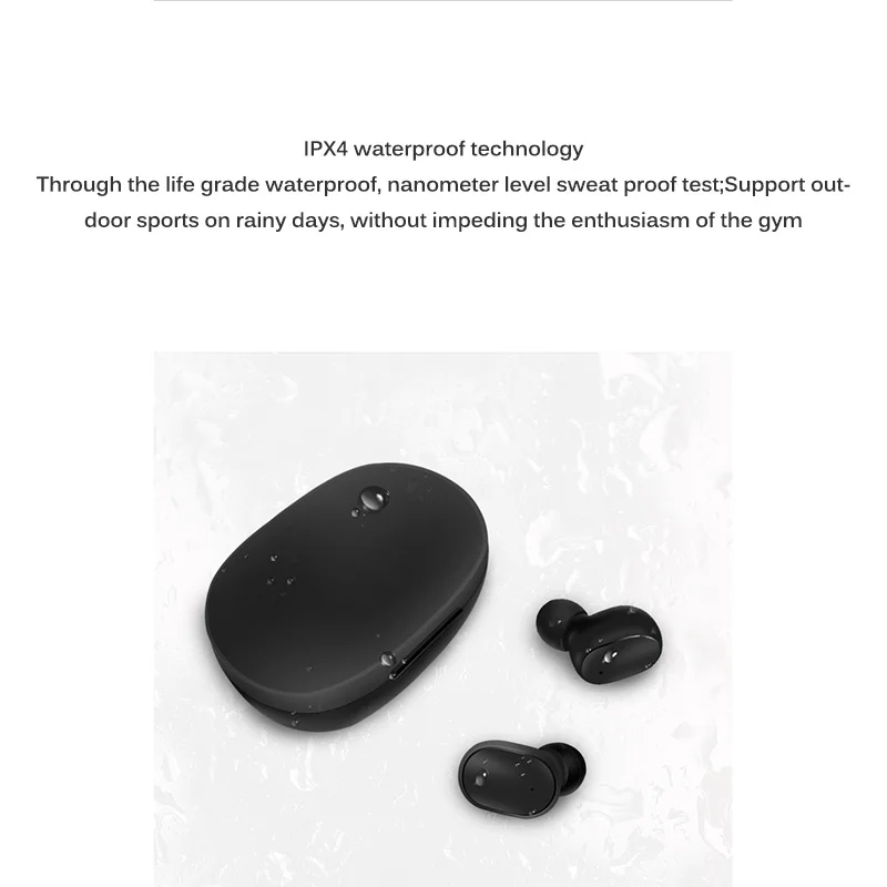 Новые Bluetooth игровые гарнитуры для Xiaomi Airdots беспроводные наушники TWS наушники с шумоподавлением Микрофон 280 мАч автоматическая зарядка