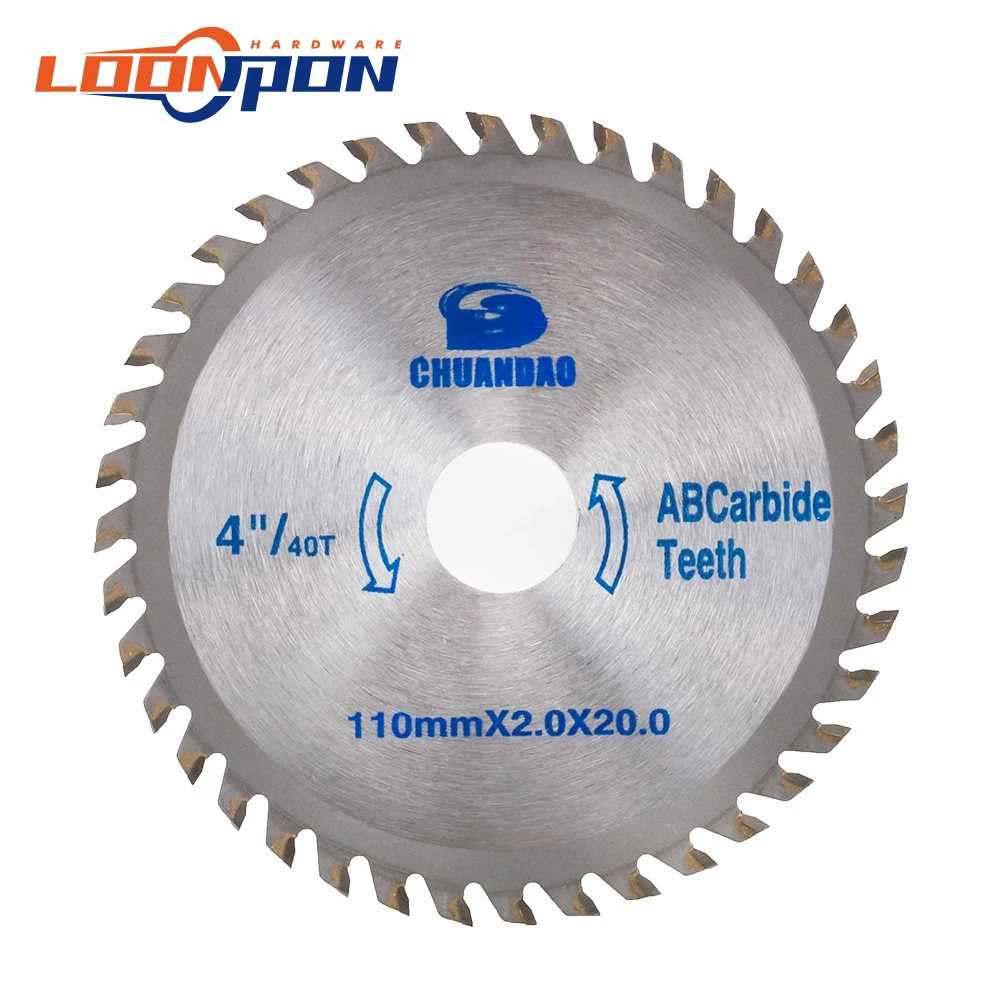 

4" - 14" Circular Saw Blade Angle Grinder Saw Disc Carbide Tipped Wood Cutter Wood Cutting Disc 40T-120T
