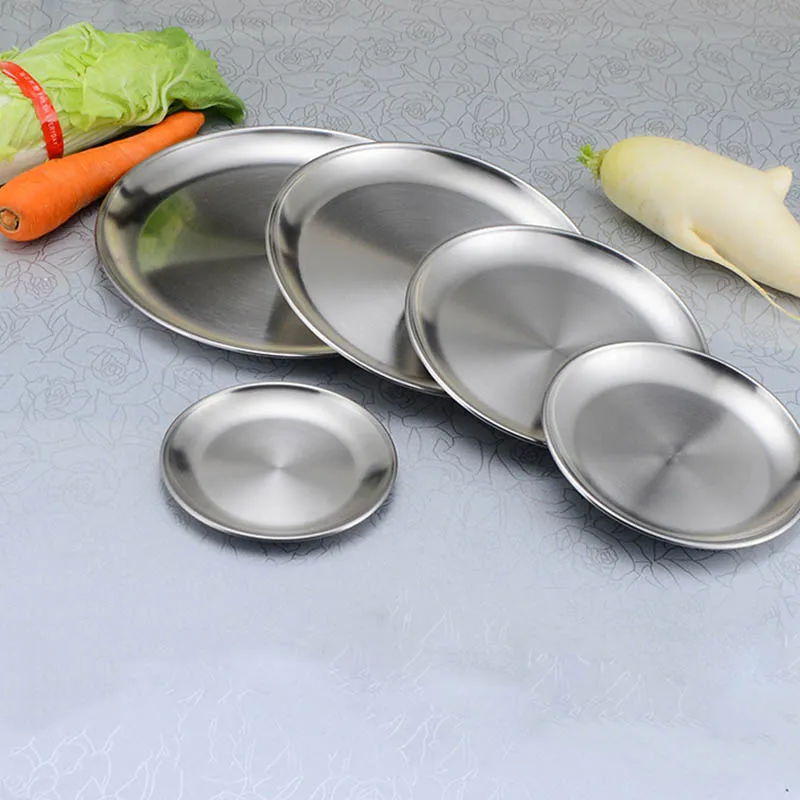 Stainless steel gold silver plate (6)