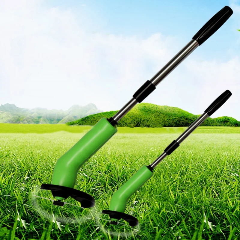 

Portable Handheld Grass Cutter Electric Automatic Lawn Mower Cordless Trimmer And Edger String Weed Home Garden Tool