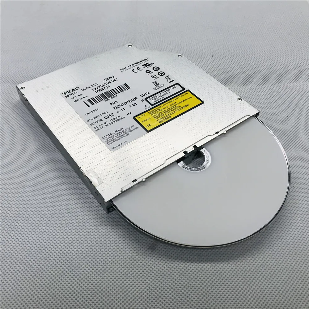 leitor de DVDRW, 24X CD-RW Burner, Slot-in SATA Drive