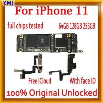

Motherboard Original for iPhone 11 motherboard Free iCloud for iphone 11 Mainboard with IOS System Logic board with/No face ID