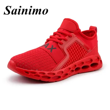 

Nice New Pop Breathable Men Casual Shoes Men Male Flying Weaving Sneakers Lace Up Footwear Chaussure Homme Large size# 38-56
