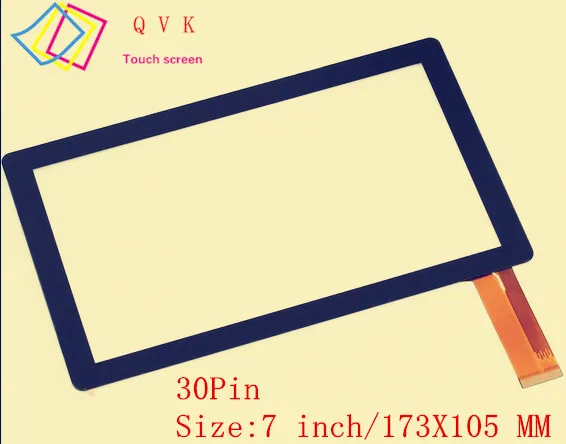 

Black 7 Inch P/N HK70DR2010 / Khx-7001 FHX / LLT-P27044A / TP070005(Q8)-023A 3W For Apache Q88 touch screen free